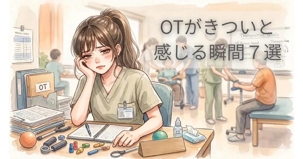 OTがきついと感じる瞬間